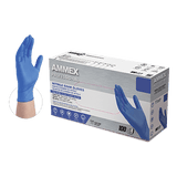 Exam Blue Nitrile Gloves Tested for Fentanyl & Chemotherapy drugs (Case of 1000)