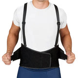 Blue Jay Industrial Back Suppt W-suspenders  Black  X-large.