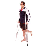 Carex Folding Crutches  Pair Universal Size