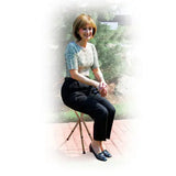 Cane Seat Adjustable W-nylon Handle  Bronze Folding.
