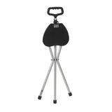 Cane Seat Adjustable W-nylon Handle  Bronze Folding.