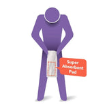 Carebag Men's Urinal Bag W-super Absorb Pad Box-20.