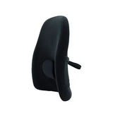 Lowback Backrest Support Obusforme Black (bagged).