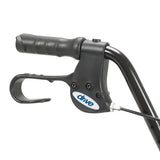 Rollator  Aluminum W-fold-up & Remov Back  Padded Seat Red.