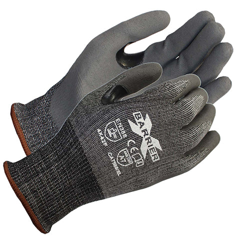 ProWorks® Coated Cut Resistant Gloves,A7, 18G, Dark Gray/Gray
