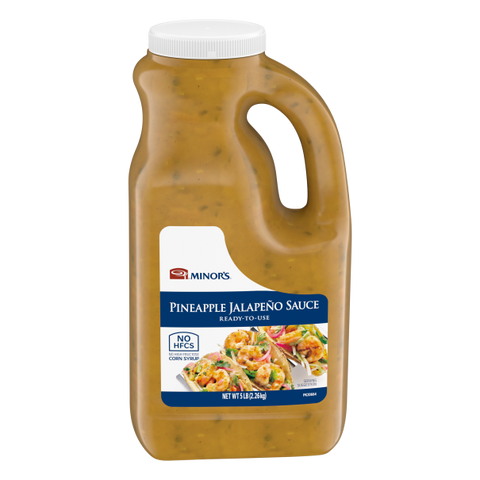 Pineapple Jalapeño Sauce 5 lb (Pack of 4)