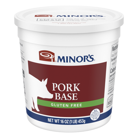 Pork Base No Added MSG Gluten Free 1 lb (Pack of 6)