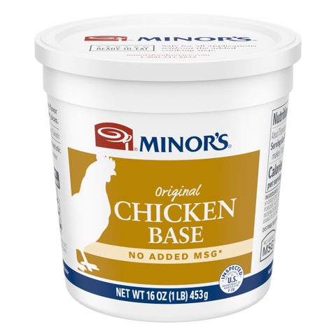 Chicken Base No Added MSG 1 lb (Pack of 6).