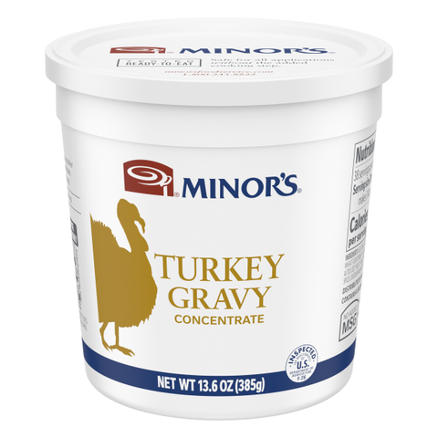 Turkey Gravy Concentrate No Added MSG 136 oz (Pack of 6).