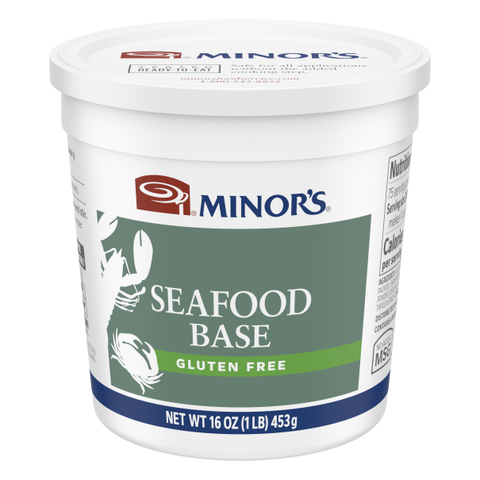 Seafood Base No Added MSG Gluten Free 1 lb (Pack of 6).