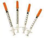 Lo-dose Insulin Syringe 3/10cc 28g X 1/2  Bx/100.