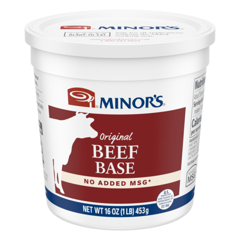 Beef Base No Added MSG 1 lb (Pack of 12)