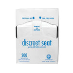 Discreet Seat® Toilet Seat Covers, 1/4 Fold.