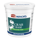 Crab Base No Added MSG Gluten Free 1 lb (Pack of 6).