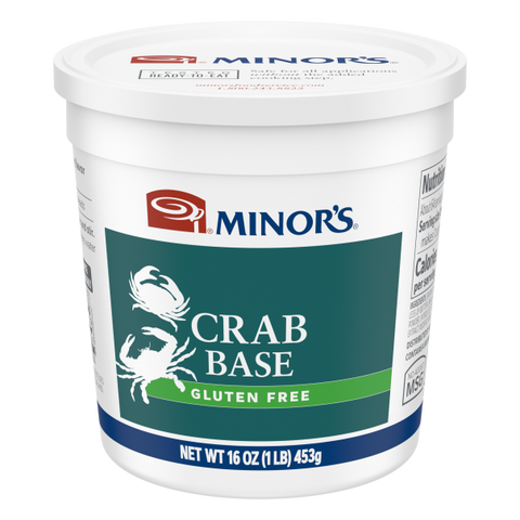 Crab Base No Added MSG Gluten Free 1 lb (Pack of 6).