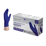 AMMEX Professional Exam Nitrile Gloves Indigo (Case of 1000).