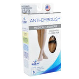 Anti-embolism Stockings  Large 15-20mmhg  Below Knee  Clsdtoe.