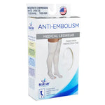 Anti-embolism Stockings Lg-lng 15-20mmhg Thigh Hi  Insp. Toe.