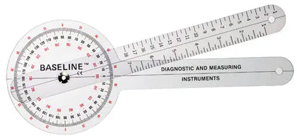 Baseline Goniometer 12  360d Plastic.