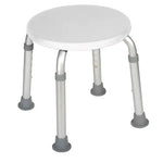 Bath Stool  - Round  White By Drive.