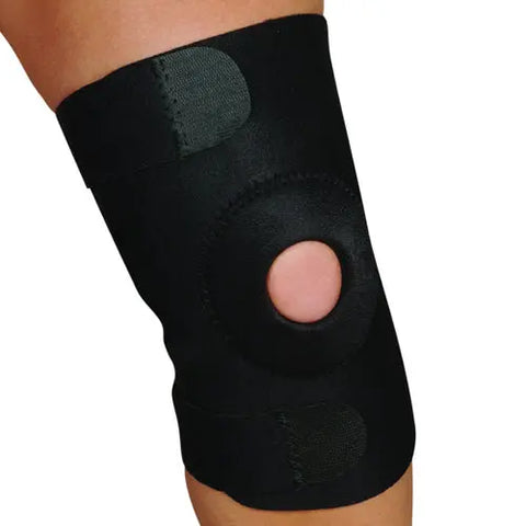 Blue Jay Adj Knee Support Open Patella Design  Black  Sm-md.