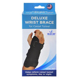 Blue Jay Dlx Wrist Brace Black For Carpal Tunnel  Left Sm-md.