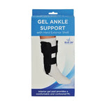 Blue Jay Universal Gel Ankle Support W- Hard Exterior Shell.