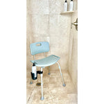 Bathroom Perfect Shower Chair With Back By Blue Jay Cs/4