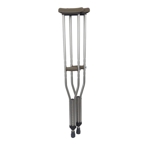 Walk With Me Aluminum Adj Crutches - Adult  Cs/8pr