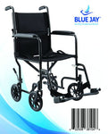 Roll With Me 19  Steel Transport Wheelchair