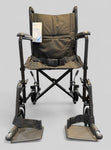 Roll With Me 19  Steel Transport Wheelchair