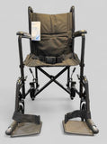 Roll With Me 19  Steel Transport Wheelchair