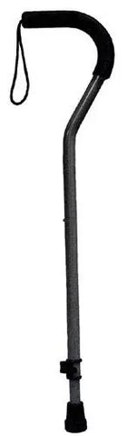 Cane  W- Tab-loc Silencer Offset Handle  Black.