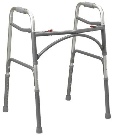 Double Button Extra-wide Adult Folding Walker (bariatric).