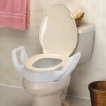 Elevated Toilet Seat W-arms Standard 19  Wide.
