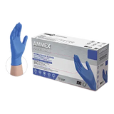 Exam Blue Nitrile Gloves Tested for Fentanyl & Chemotherapy drugs (Case of 1000).