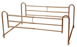 Full Length Home Bed Rails Pr. Brown Vein Finish.