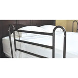 Full Length Home Bed Rails Pr. Brown Vein Finish.