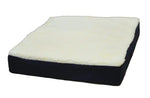 Gel Wheelchair Cushion W- Fleece Top 16  X 18  X 3.5.