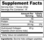 Grass-Fed Hydrolyzed Collagen Peptides.