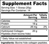 Grass-Fed Hydrolyzed Collagen Peptides.