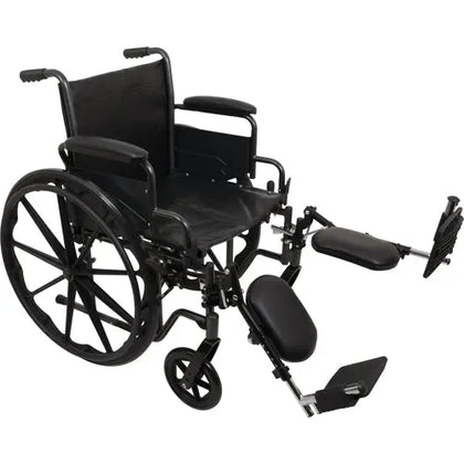 K2 Wheelchair 18 X16   Removbl Desk Arms  Elevating Legrests.