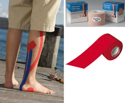 Kinesiology Tape  2  x 15ft Red.