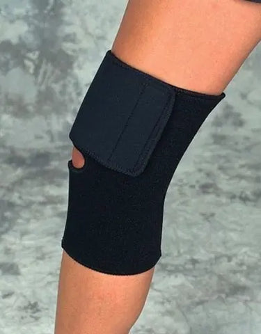 Knee Wrap Black Neoprene Small 13 -14  Sportaid.