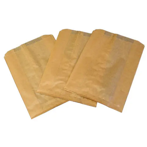 Kraft Waxed Paper Receptacle Liner.