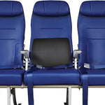 Lumbar Cushion W-straps  Black Memory Foam - Blue Jay.