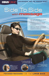 Lumbar Support With Massage Obusforme  Black(side To Side).