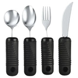 Make Eating Easier Big Grip Utensil Set  Blue Jay Brand.