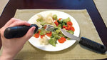 Make Eating Easier Big Grip Utensil Set  Blue Jay Brand.