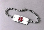 Medical Identification Jewelry-bracelet- Diabetic.